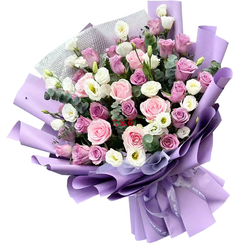 28朵玫瑰混搭，花诉忠情厚